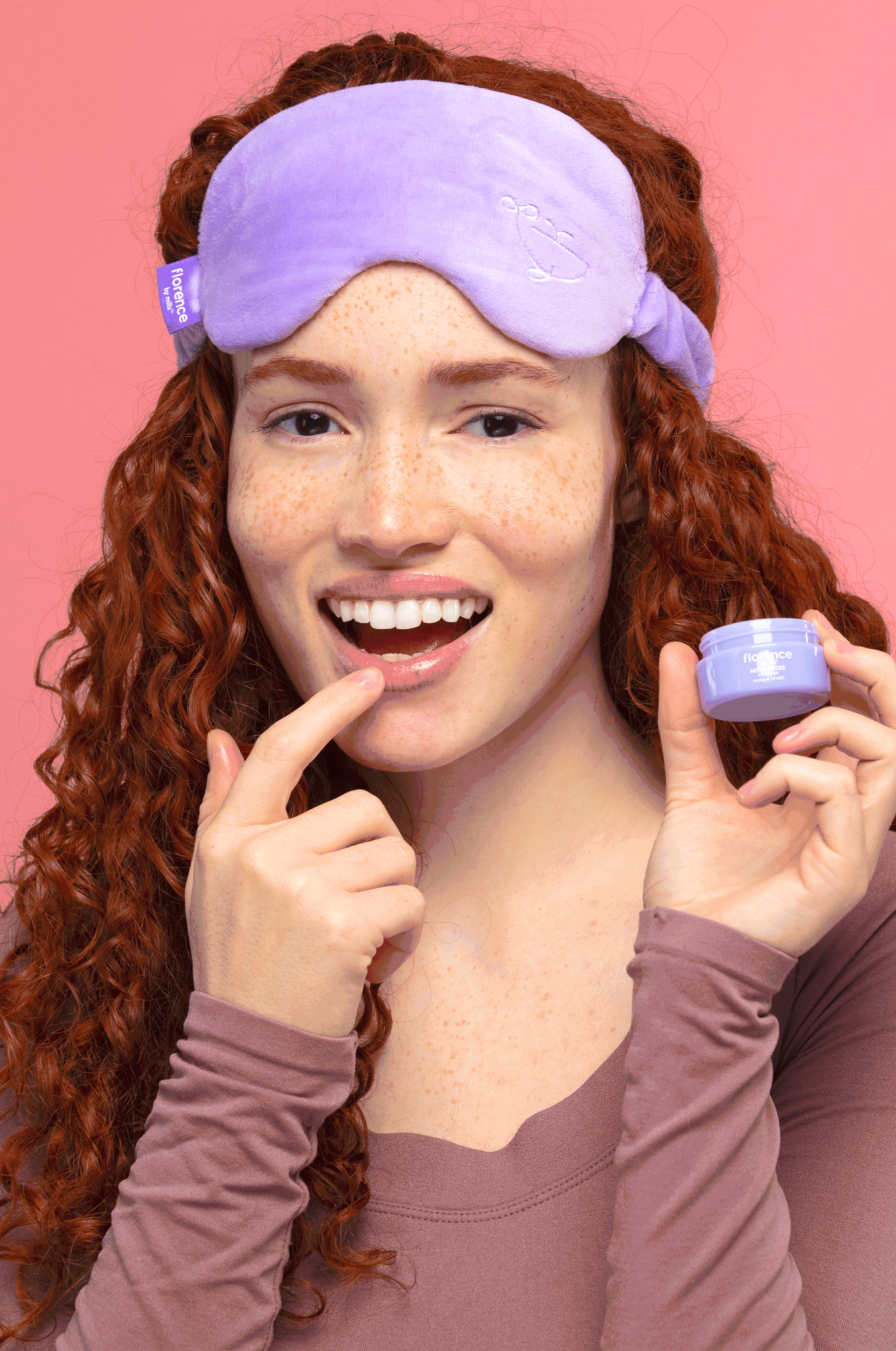 Purple Eye Mask