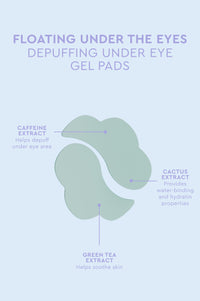 Floating Under the Eyes Depuffing Under Eye Gel Pads