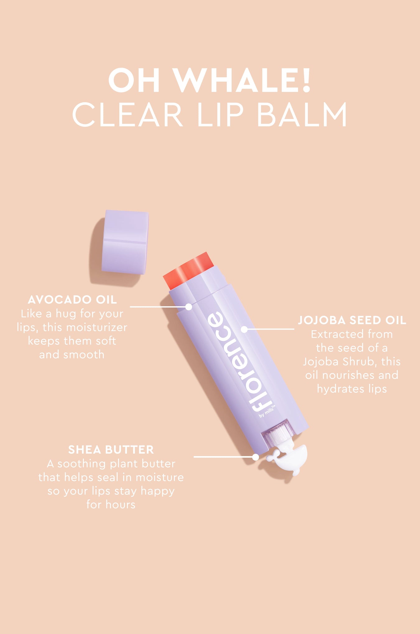 Oh Whale! Clear Lip Balm